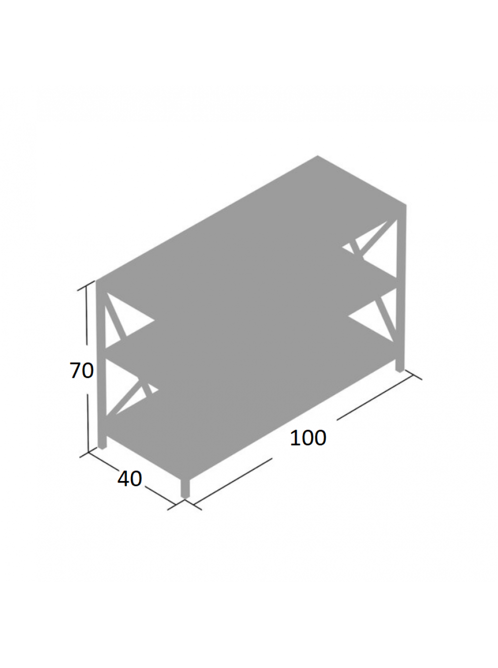 Консоль для речей MSM у стилі Loft (700-116) - фото 3 Консоль для речей MSM у стилі Loft (700-116) - фото 3