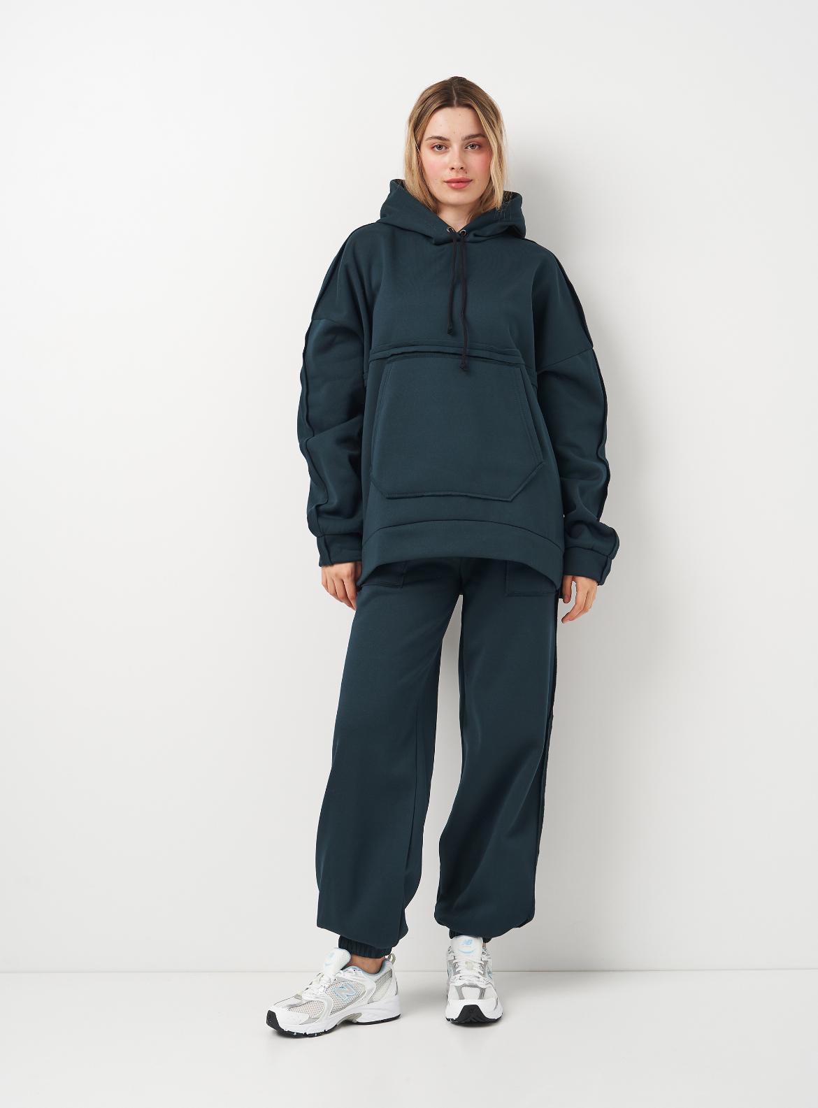 Спортивный костюм утепленный Вилена женский р. 48 Зеленый (2288073083)