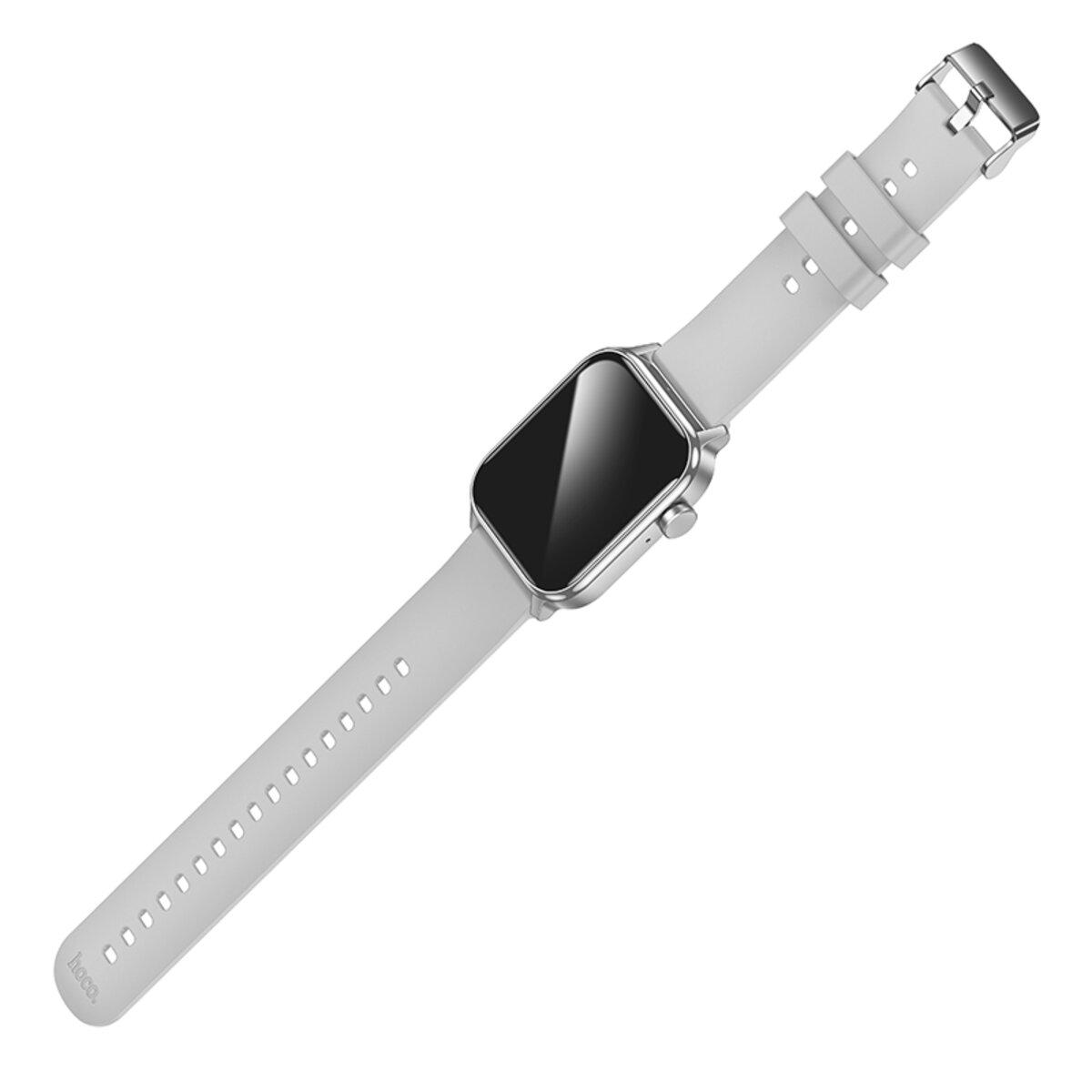 Смарт-годинник Hoco Y26 Smart sport watch call version 1,81" 230 mAh BT5.0 Silver (6942007645423) - фото 2 Смарт-годинник Hoco Y26 Smart sport watch call version 1,81" 230 mAh BT5.0 Silver (6942007645423) - фото 2