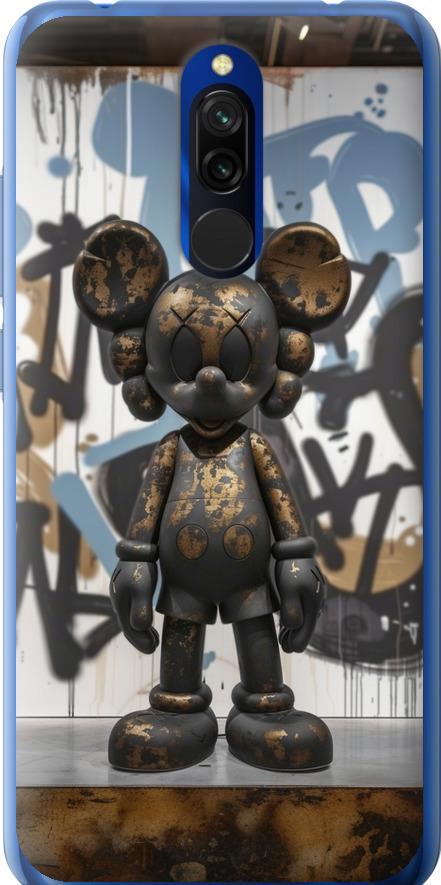 Чехол на Xiaomi Redmi 8 Bronze kaws v2 (6098t-1806-42517)