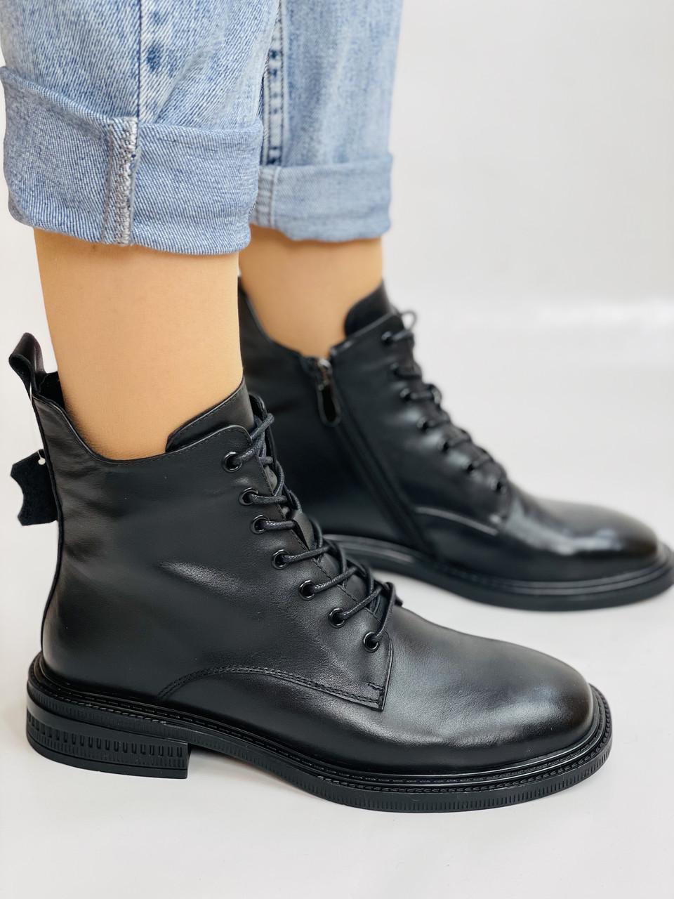 Ботинки женские Farinni осенние р. 40 25,5 см Черный (2645)