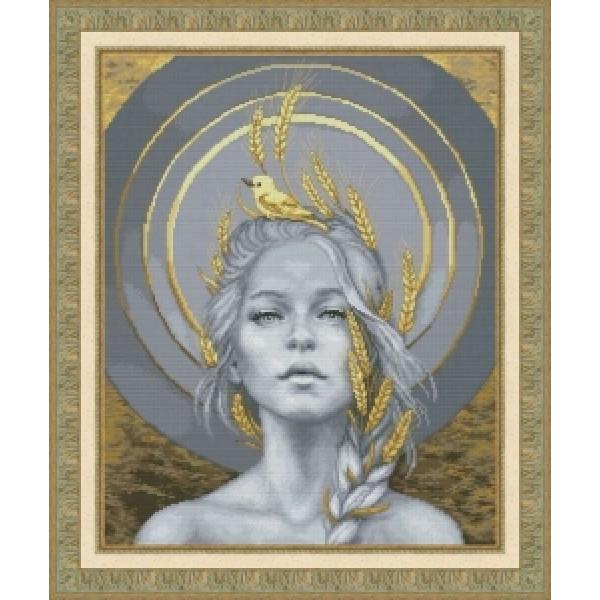 Набор для вышивания крестиком OLANTА Непокоренная (VN - 197)