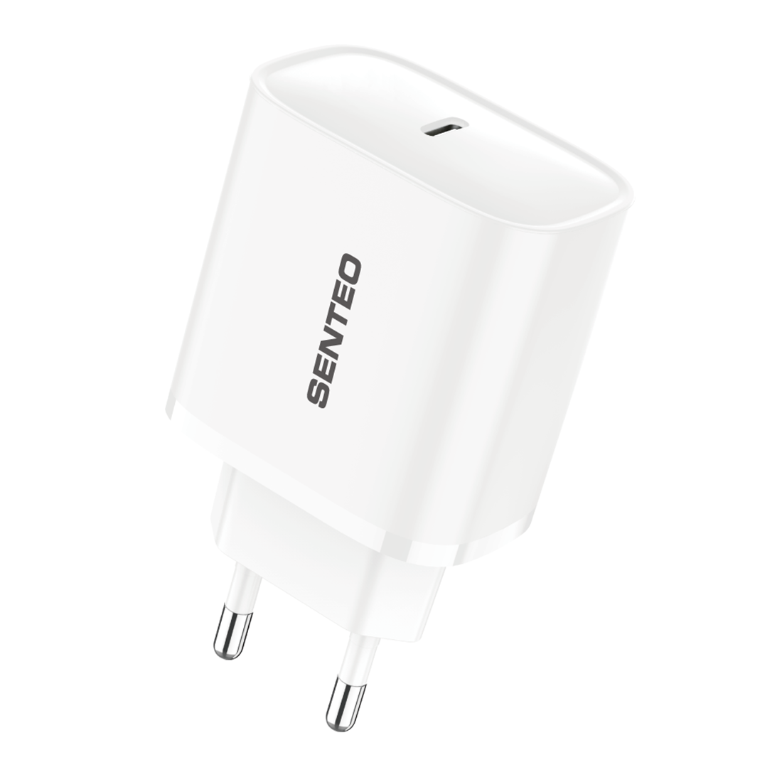 Мережевий зарядний пристрій Senteo T 03 USB C PD30W version2 CE Сертифікат Білий (925235)