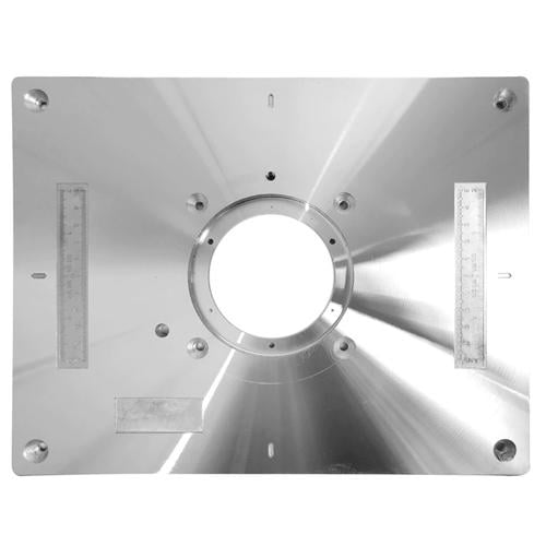 Пластина для фрезера со сменными кольцами алюминиевая 300x235x9,5 мм (534365)