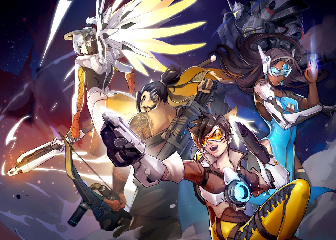 Картина GeekLand Overwatch битва (OW.09.026)