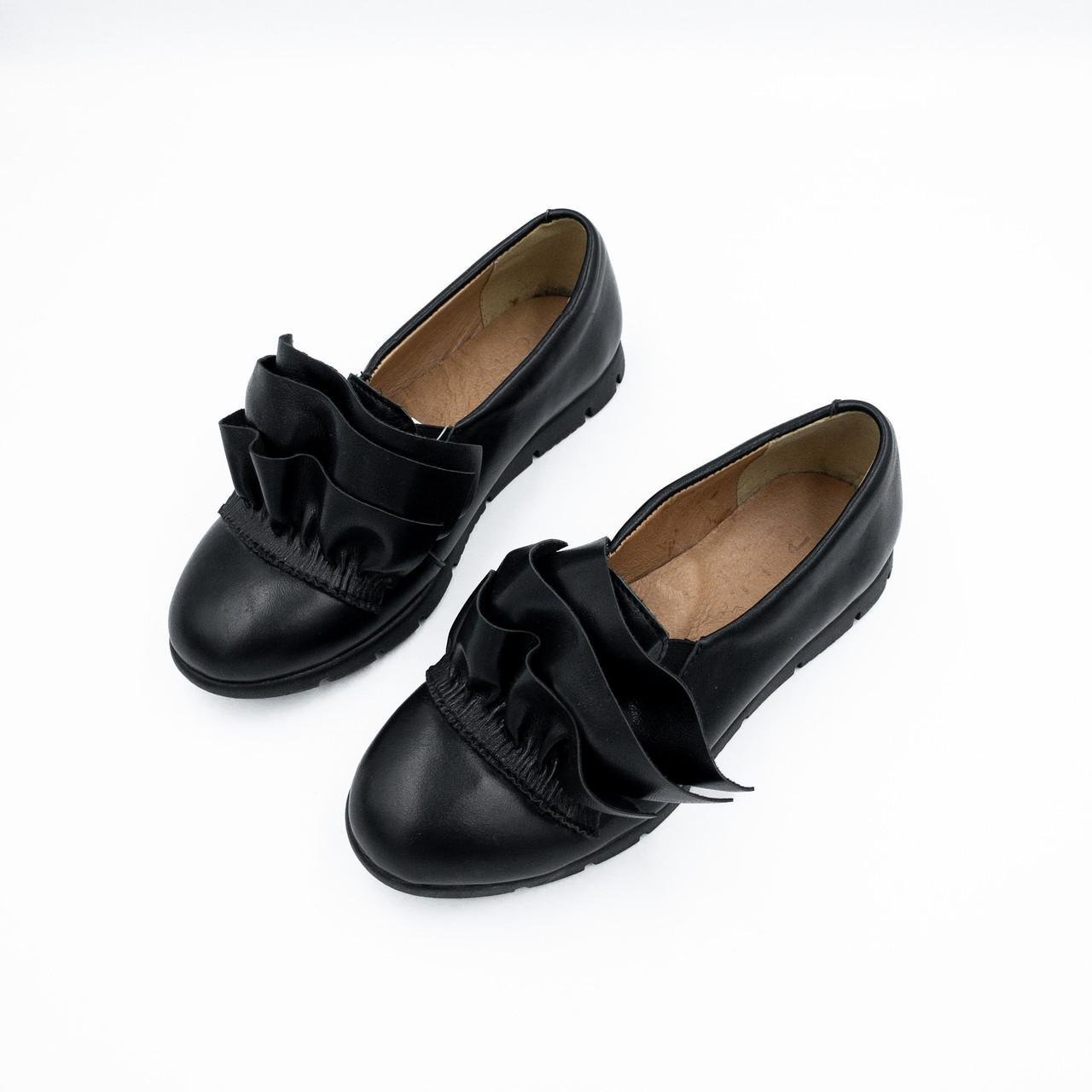 Лофери для дівчинки Belali-Beloli шкіра р. 32 Чорний (411) - фото 1 Лофери для дівчинки Belali-Beloli шкіра р. 32 Чорний (411) - фото 1