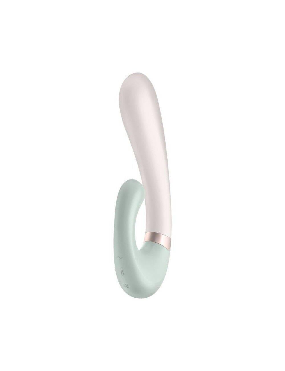 Смарт-вибратор-кролик Satisfyer Heat Wave с подогревом Mint (38024426)