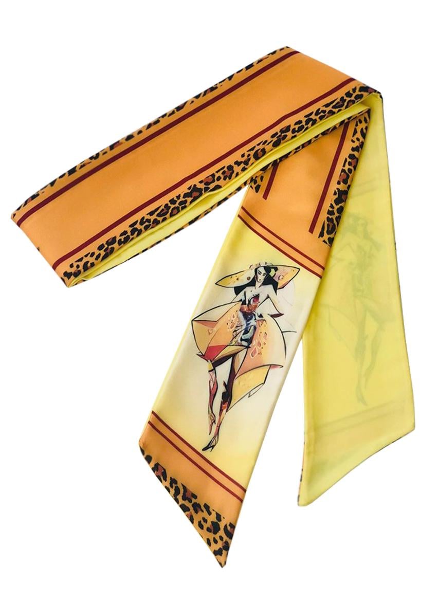 Шарфик-краватка My Scarf Дівчина-пантера (gzt-006)