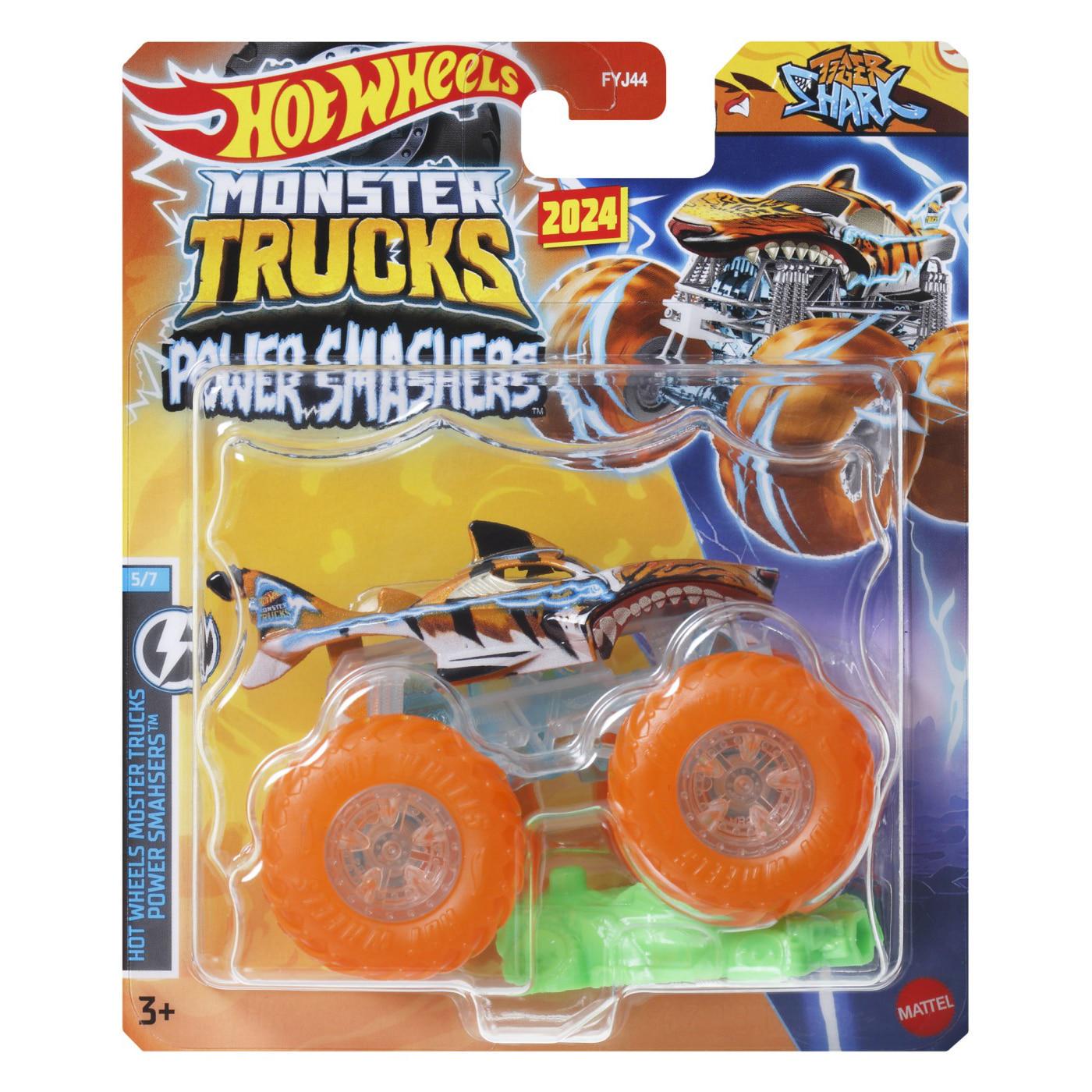 Машинка-внедорожник Hot Wheels Monster truck Tiger Shark 5/7 2024 (23757538)