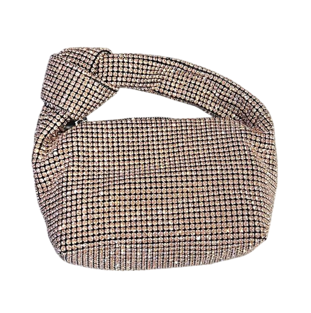 Сумка жіноча Alex з кристалами Золотистий (с66)