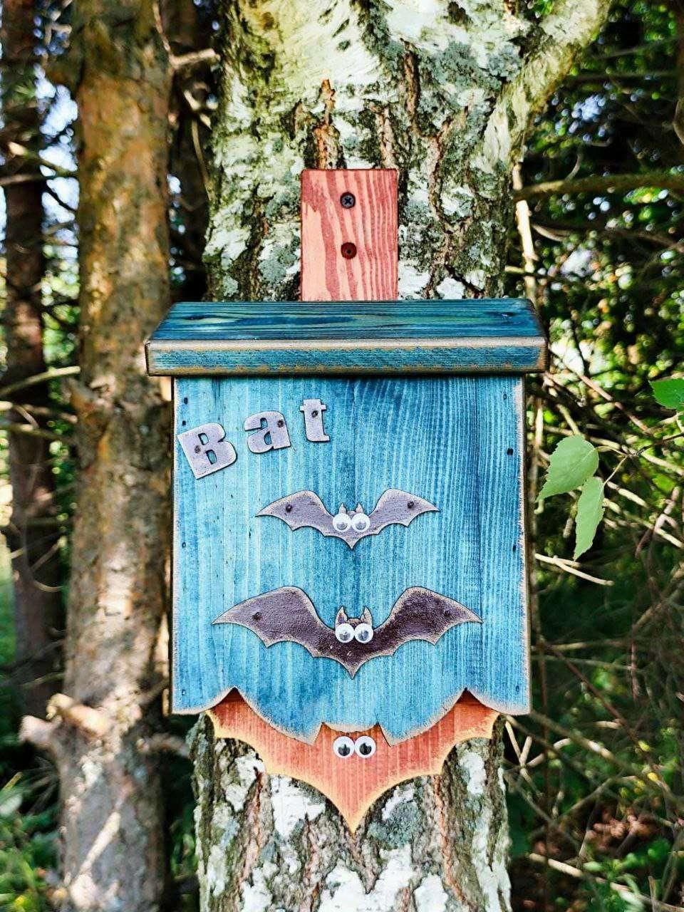 Дом для летучих мышей Сибелла подвесной 30х20х6,5 см Темно-Синий - фото 6 Дом для летучих мышей Сибелла подвесной 30х20х6,5 см Темно-Синий - фото 6