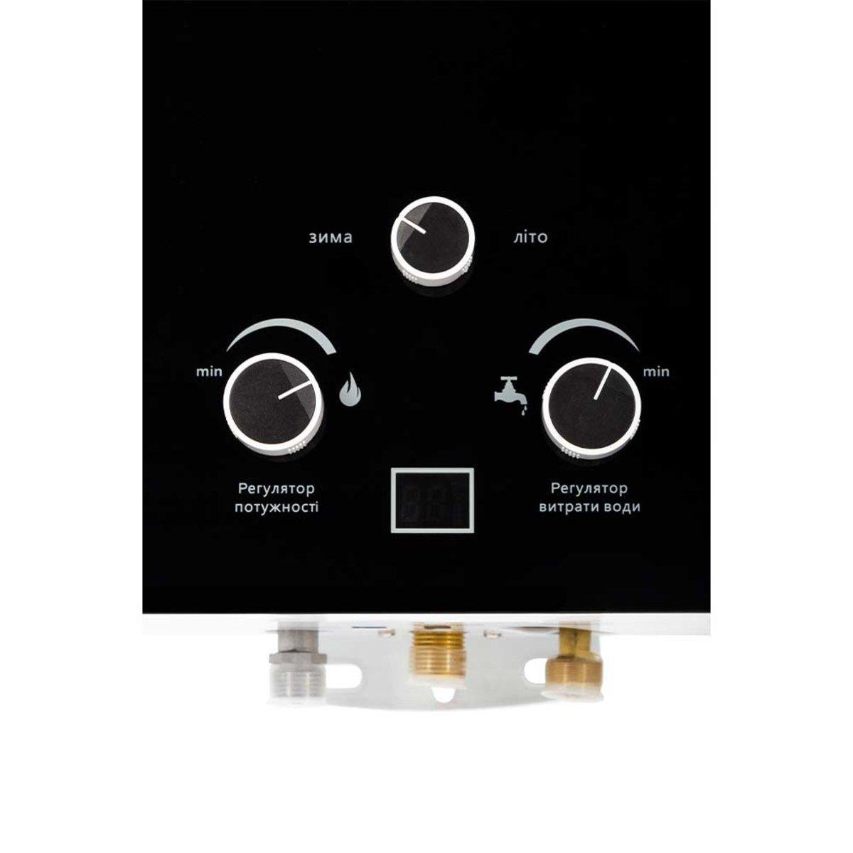 Газова колонка Sabio 20 кВт 10 л/хв димохідна Чорний (AKD47052) - фото 3