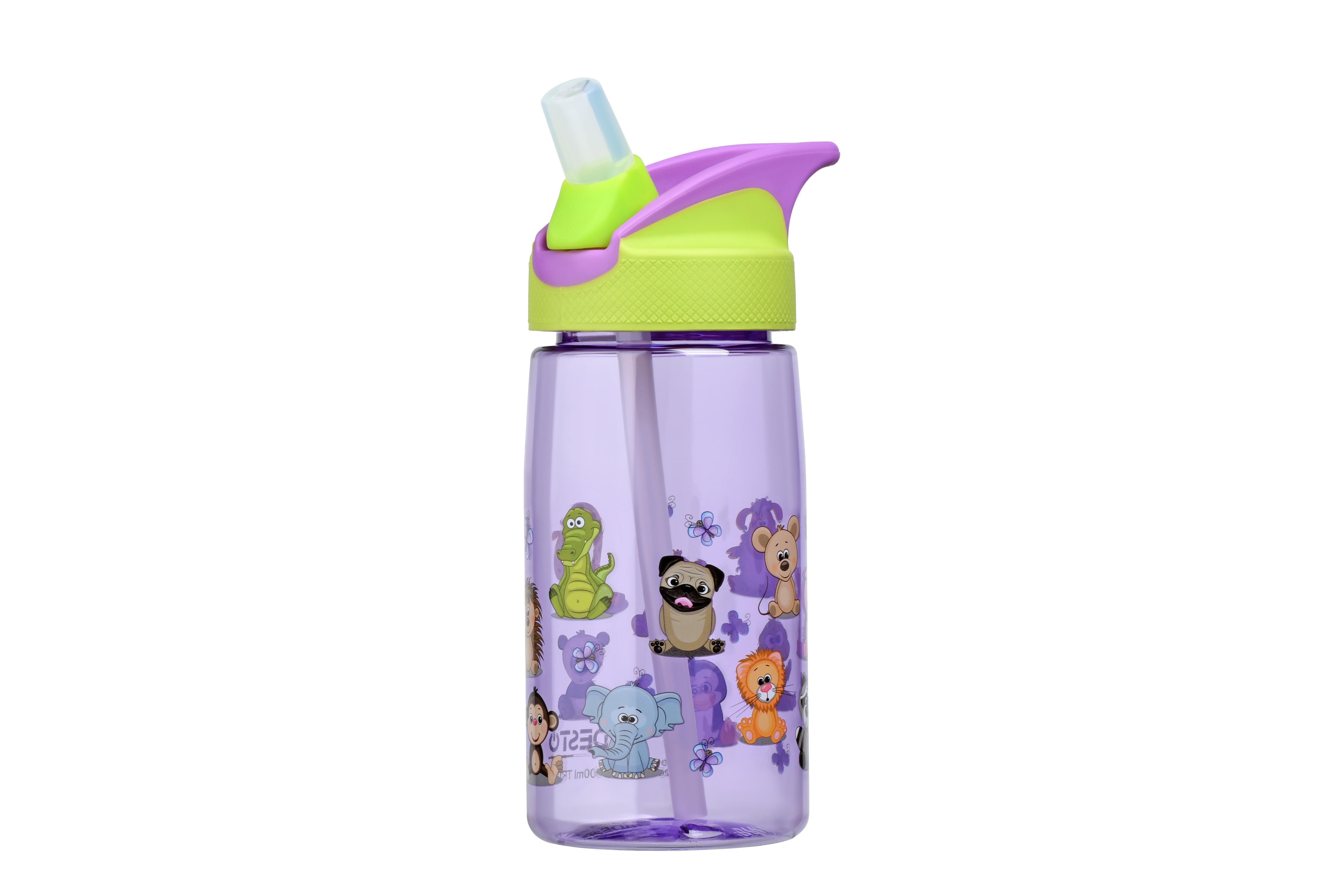 Бутылка для воды Ardesto Funny animals 500 мл Зеленый (25615)