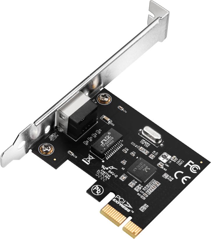 Сетевая плата Cudy PE10 Gigabit PCI Express Network Adapter Realtek Chipset 10/100/1000Mbps RJ45 (56637) - фото 2