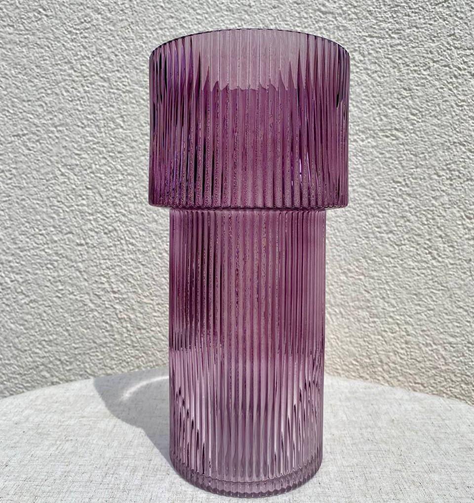 Ваза Тафт стекло в напылении 14,5х14,5х30 см (102-939) Ваза Тафт стекло в напылении 14,5х14,5х30 см (102-939)