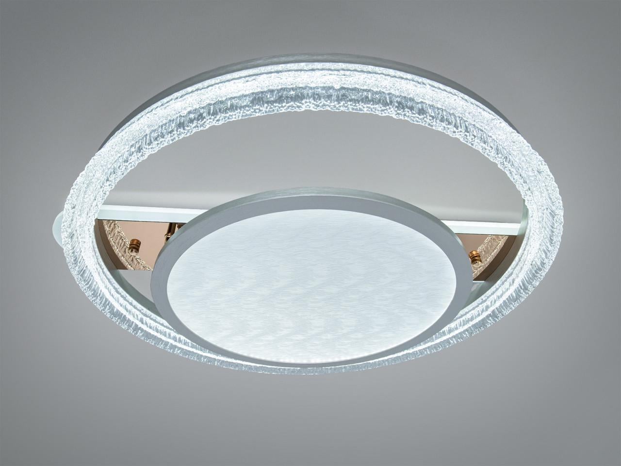 Люстра светодиодная для гостиной Diasha 8819/600+400 100W с пультом (3071098562)