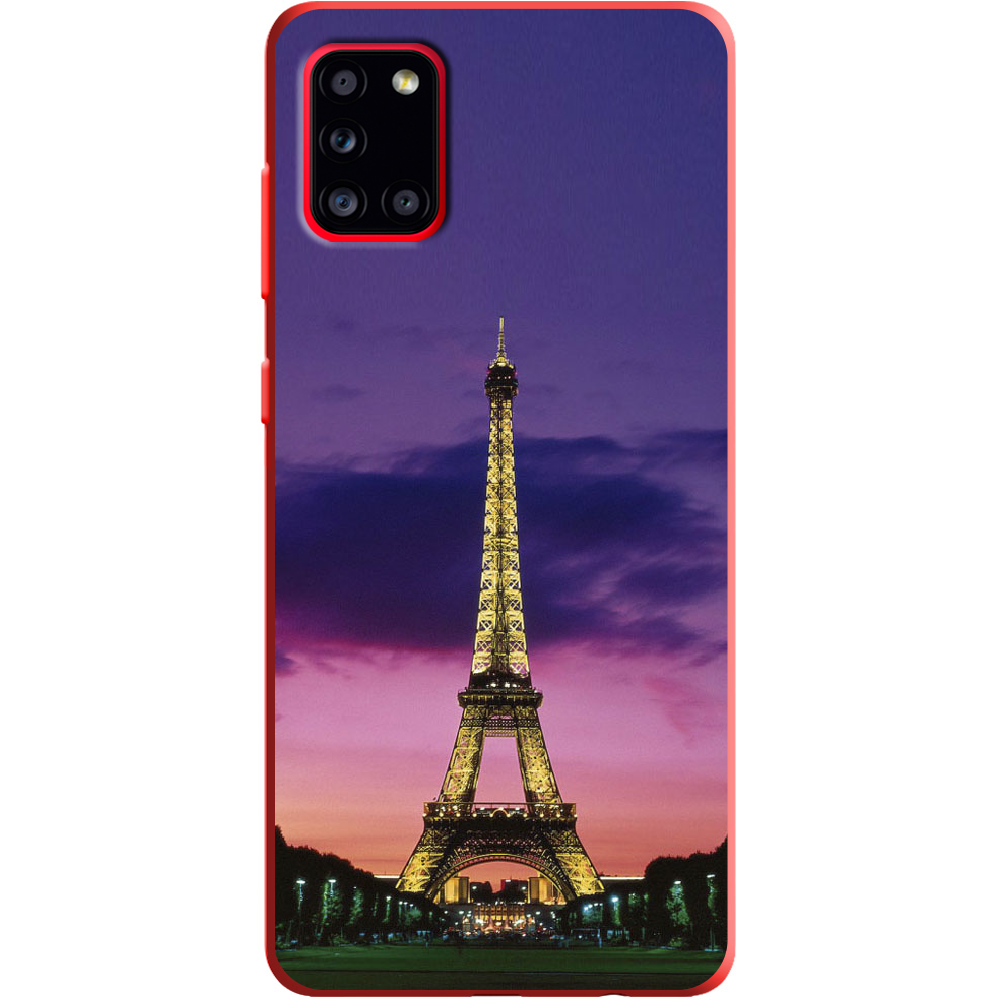 Чохол Boxface Samsung A315 Galaxy A31 Опівночі в Парижі Червоний силікон  (39470-up964-39892)