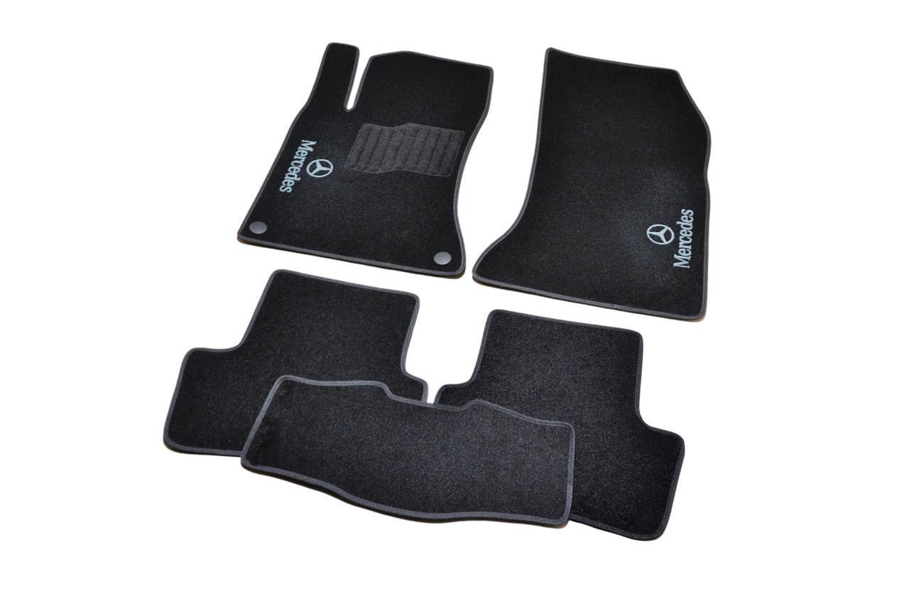 Килимки автомобільні ворсові в салон для Mercedes W246 B 2011-2018