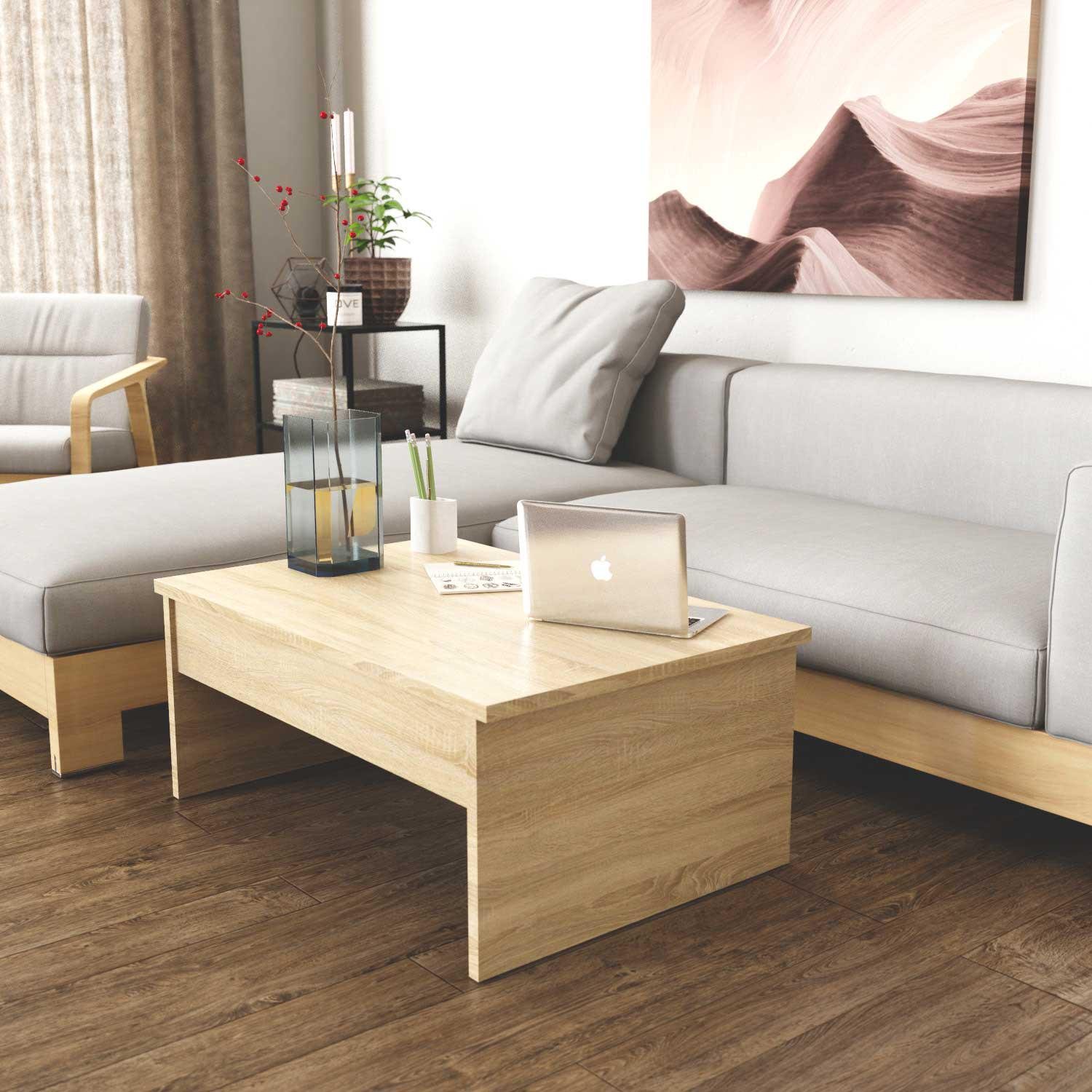 Стіл-трансформер Art In Head Desk 910x400x410 мм Дуб сонома (101011408) - фото 4 Стіл-трансформер Art In Head Desk 910x400x410 мм Дуб сонома (101011408) - фото 4