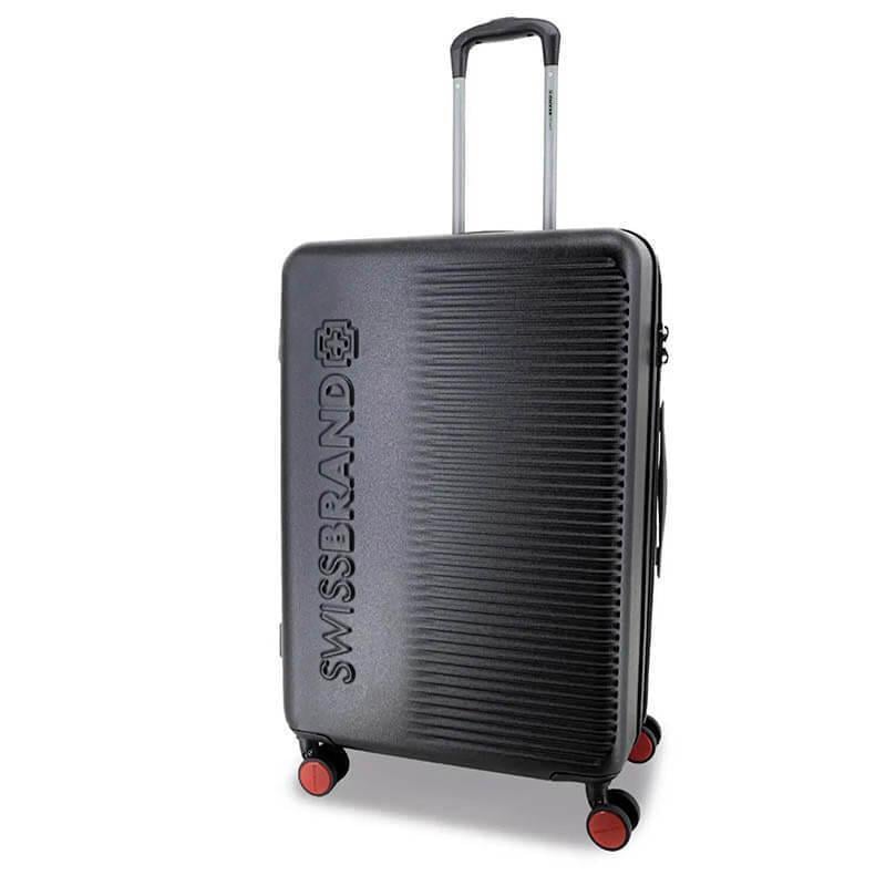 Чемодан на 4-х колесах Swissbrand Enstone M 90/103 л Black (DAS302519)