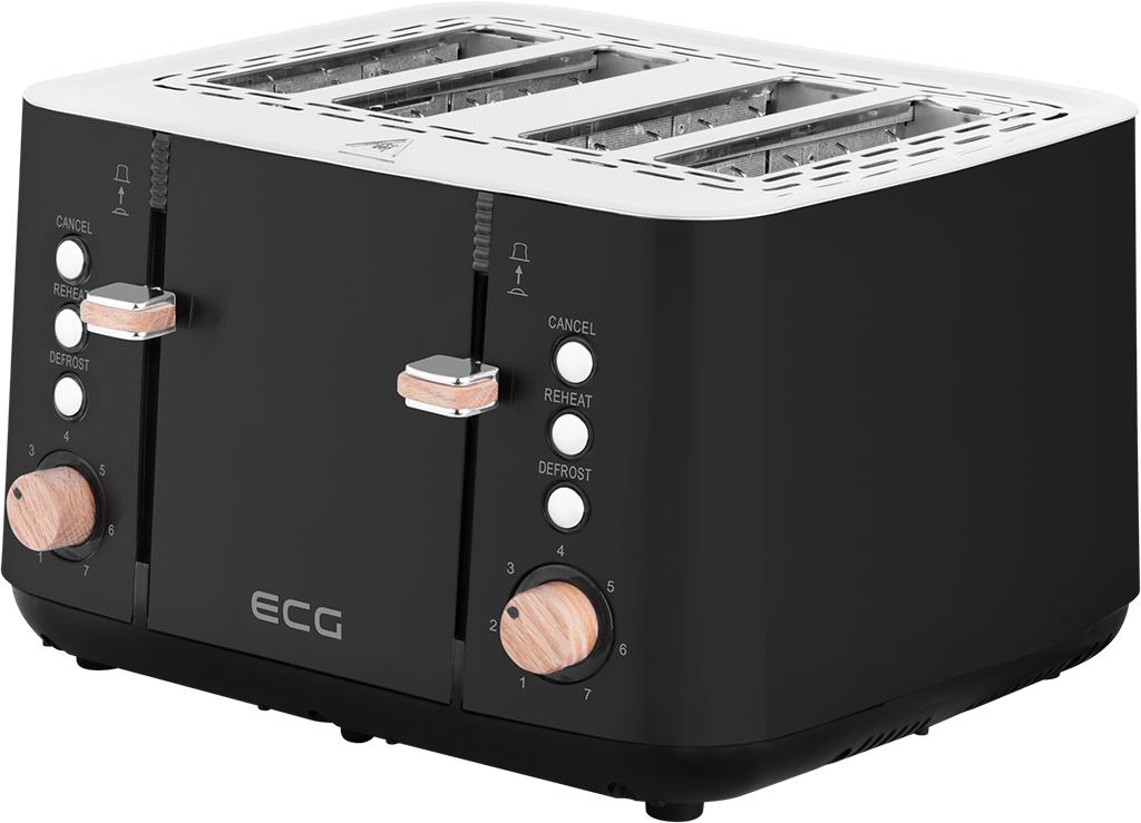 Тостер ECG ST 4768 Timber Black - фото 2