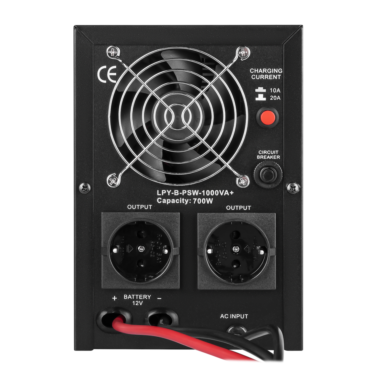 Источник бесперебойного питания LogicPower LPY-B-PSW-1000VA+ 700 Вт 10A/20A с правильной синусоидой 12В - фото 4 Источник бесперебойного питания LogicPower LPY-B-PSW-1000VA+ 700 Вт 10A/20A с правильной синусоидой 12В - фото 4