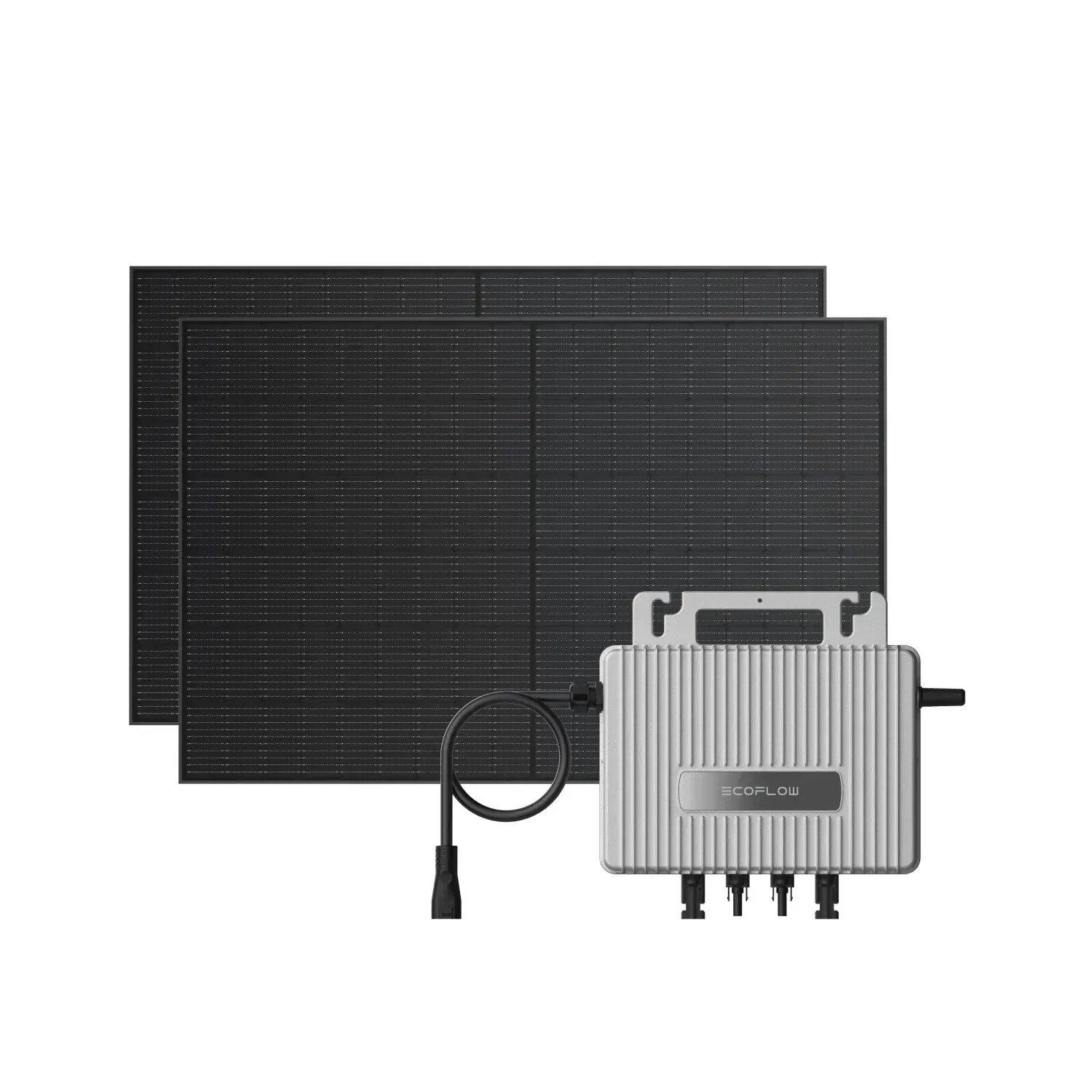 Комплект сонячної системи EcoFlow STREAM Microinverter та Rigid Solar Panel Combo Bundle 400 Вт 2 шт. (30359747)