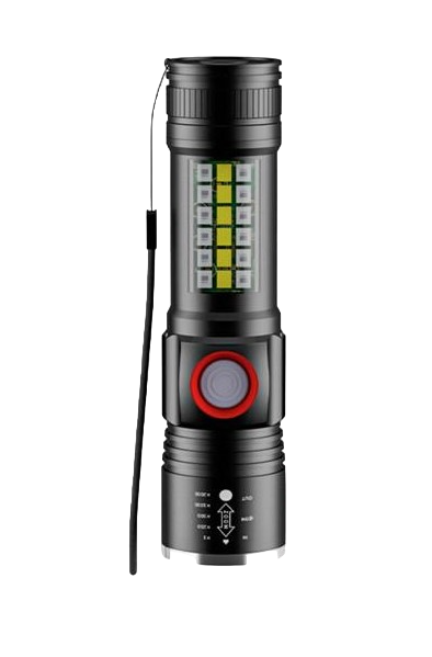 Ліхтар SY-1903C-P50+SMD+RGB Alarm Li-Ion ремінець Zoom ЗУ USB (2245502095)