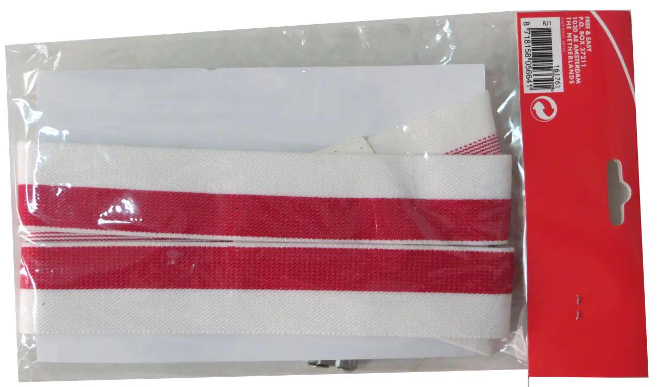 Підтяжки чоловічі широкі Free&Easy Polska для штанів Білий/Червоний (161761) - фото 5 Підтяжки чоловічі широкі Free&Easy Polska для штанів Білий/Червоний (161761) - фото 5