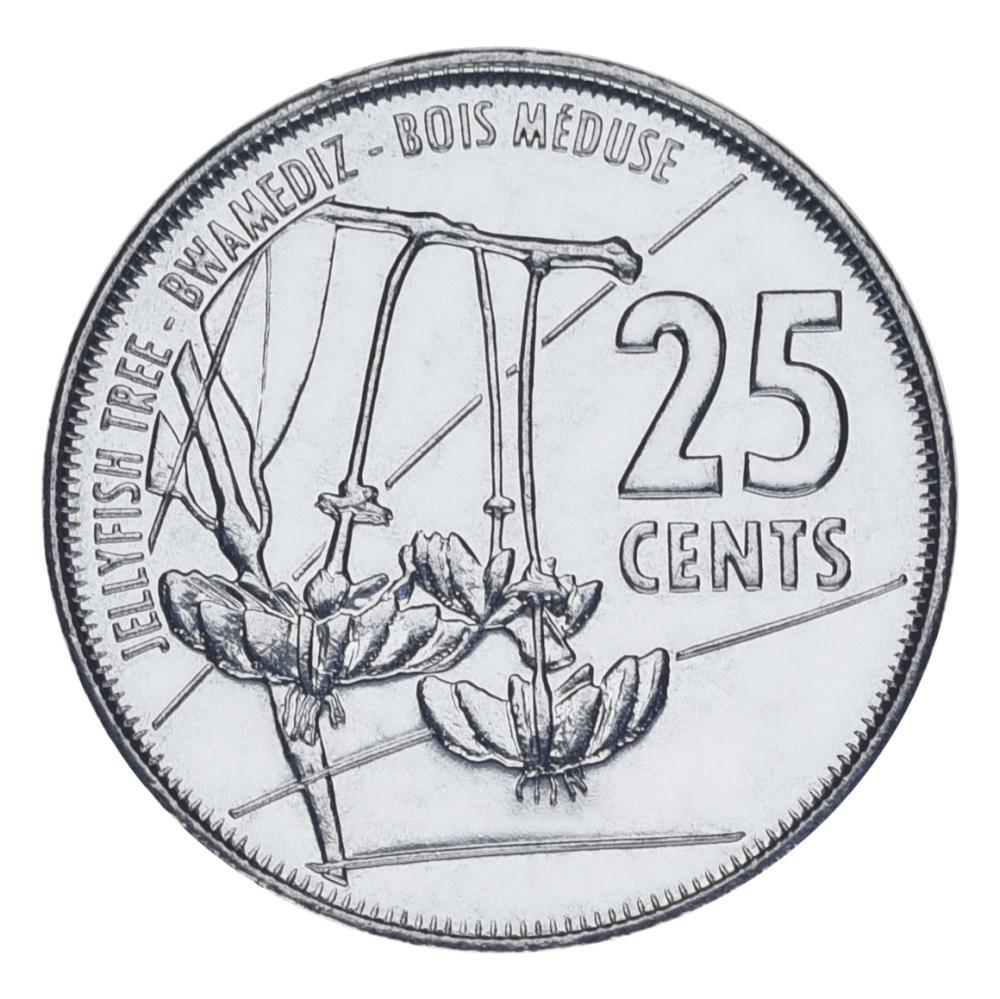 Коллекционная монета Сейшельские острова 25 центов 2021 UNC (34691142)