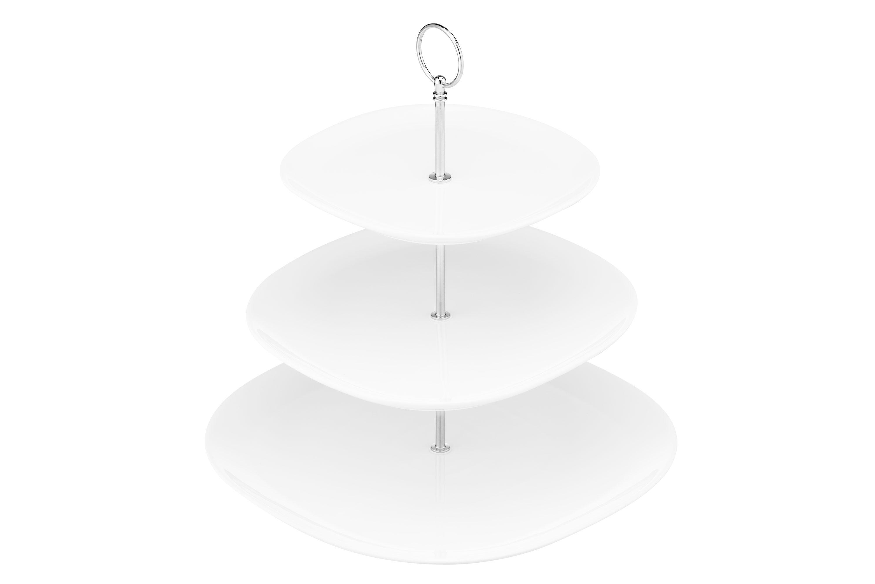 Блюдо триярусне Ardesto порцеляна 32x32 см (ERC-AR3707) - фото 2 Блюдо триярусне Ardesto порцеляна 32x32 см (ERC-AR3707) - фото 2