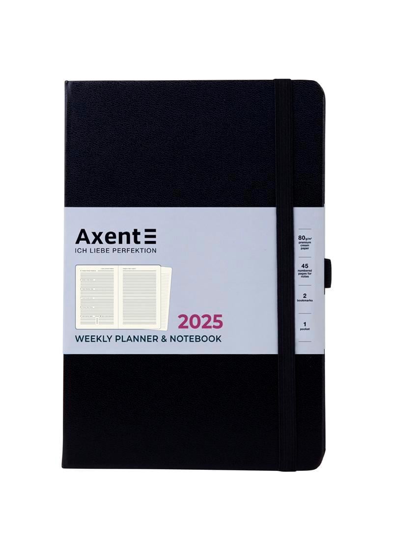 Тижневик Axent Prime Strong 2025 датований 145х210 мм Чорний (8507-25-01-A) - фото 2