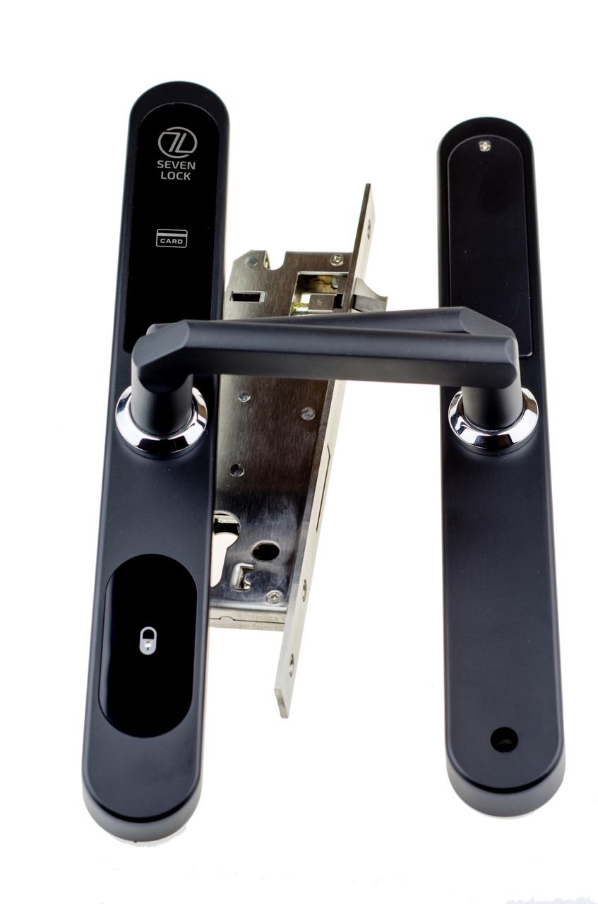 Електронний RFID замок для офісів SEVEN LOCK SL-7737S ID EM Black (SL7737SbEM) - фото 7