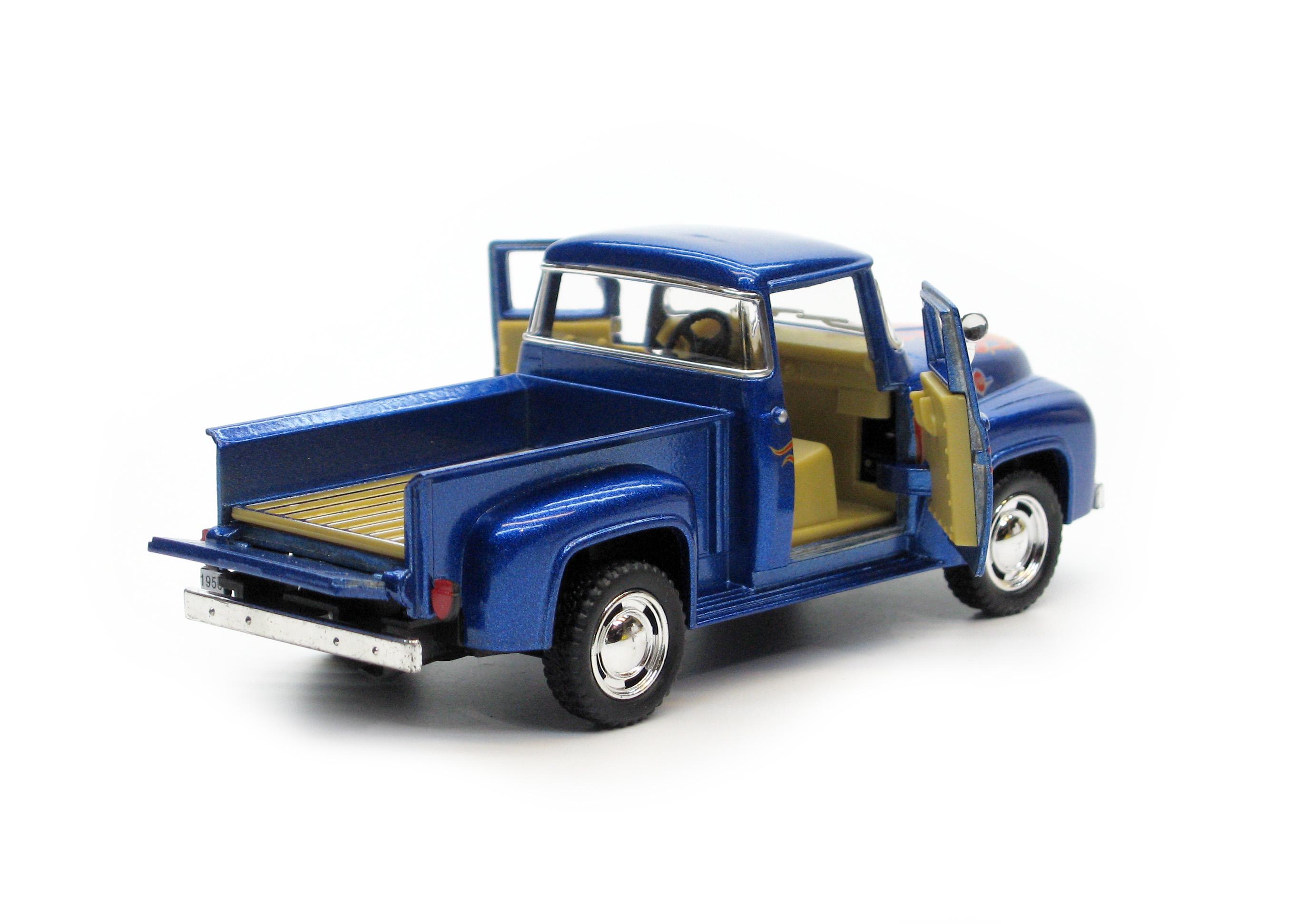Машина металлическая KT5385F Ford F-100 Pickup with printing 1956 - фото 5