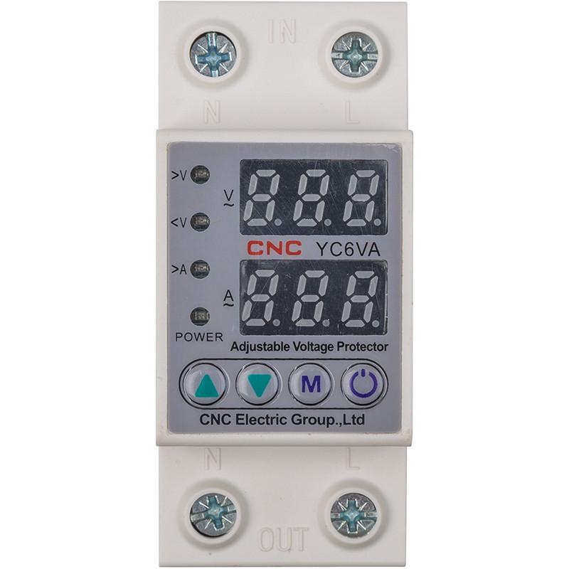 Реле контроля напряжения и тока CNC YC6VA-63