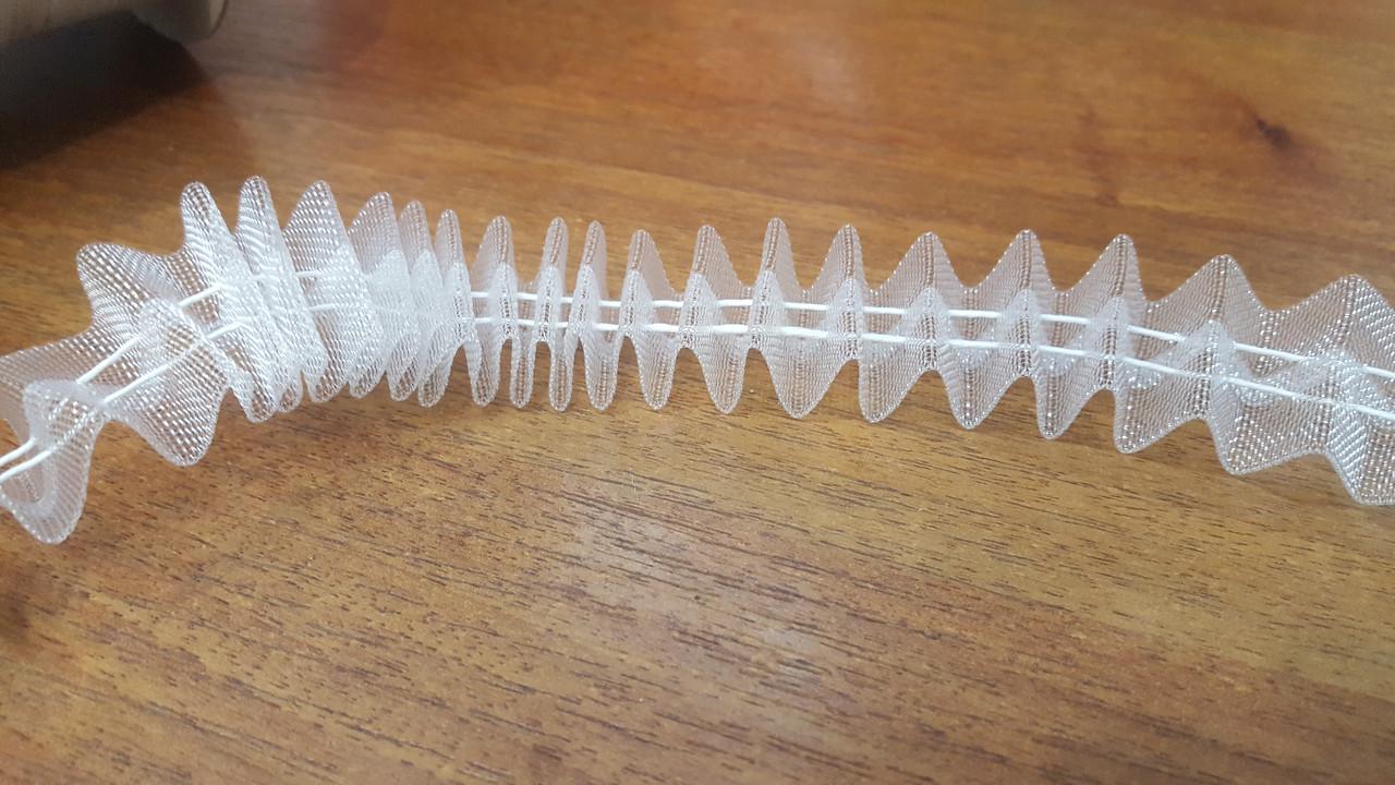 Тасьма шторна стрічка 2,5 см Прозорий (1269746610) - фото 2 Тасьма шторна стрічка 2,5 см Прозорий (1269746610) - фото 2