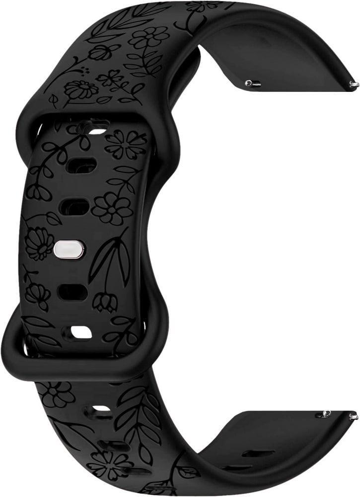 Ремешок силиконовый Blossom для Amazfit Active Black (41596-2B)
