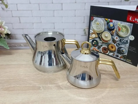 Чайник двухъярусный OMS 0,5/1,25 л Gold (8075-M) - фото 5 Чайник двухъярусный OMS 0,5/1,25 л Gold (8075-M) - фото 5