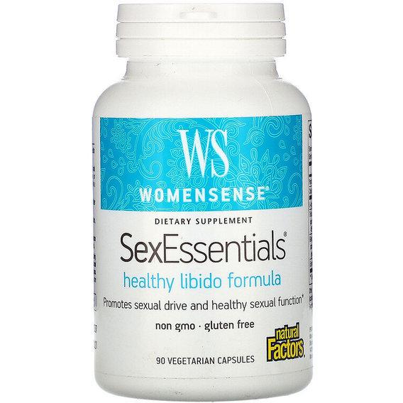 Комплекс для повышение либидо Natural Factors WomenSense SexEssentials Healthy Libido Formula 90 вег. капс. (NFS-04936) Комплекс для повышение либидо Natural Factors WomenSense SexEssentials Healthy Libido Formula 90 вег. капс. (NFS-04936)