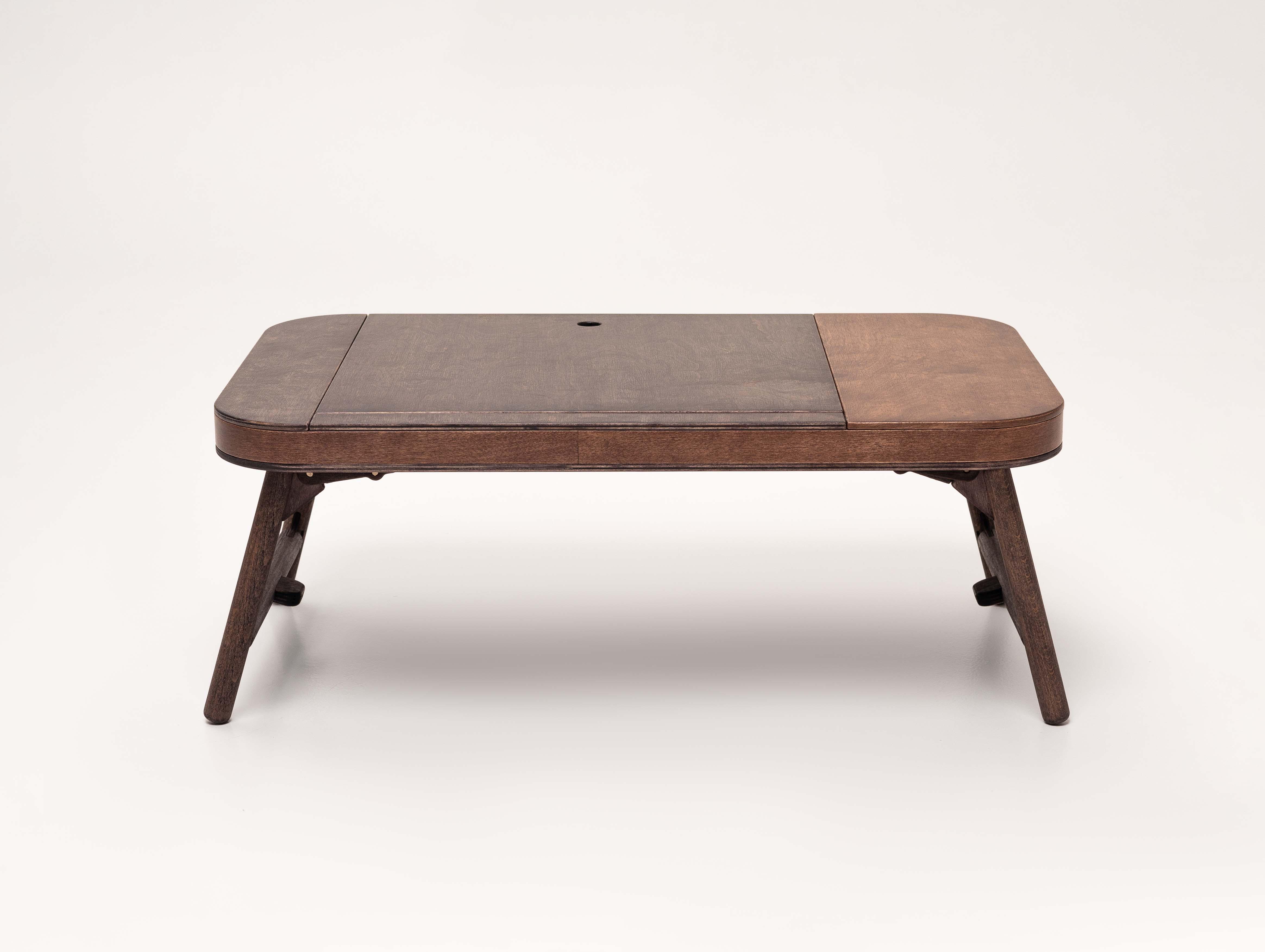 Столик для ноутбуку Spillno Гранде що регулюється Темно-коричневий (20002) - фото 7 Столик для ноутбуку Spillno Гранде що регулюється Темно-коричневий (20002) - фото 7