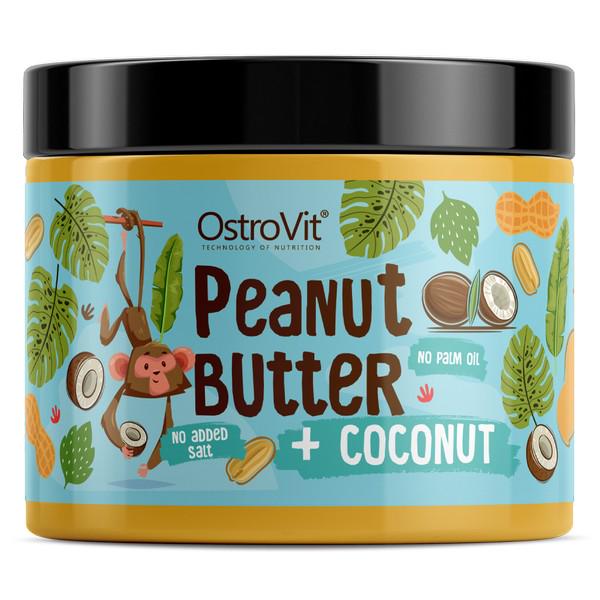 Арахисовая паста OstroVit Peanut Butter + Coconut 500 г