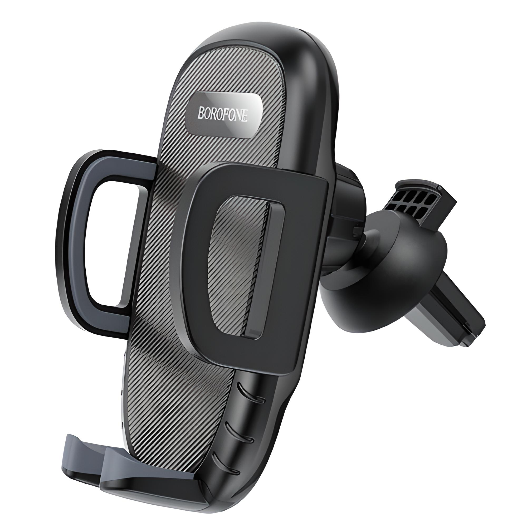 Держатель Borofone Windy air outlet car holder BH52 100х73х105 мм Black