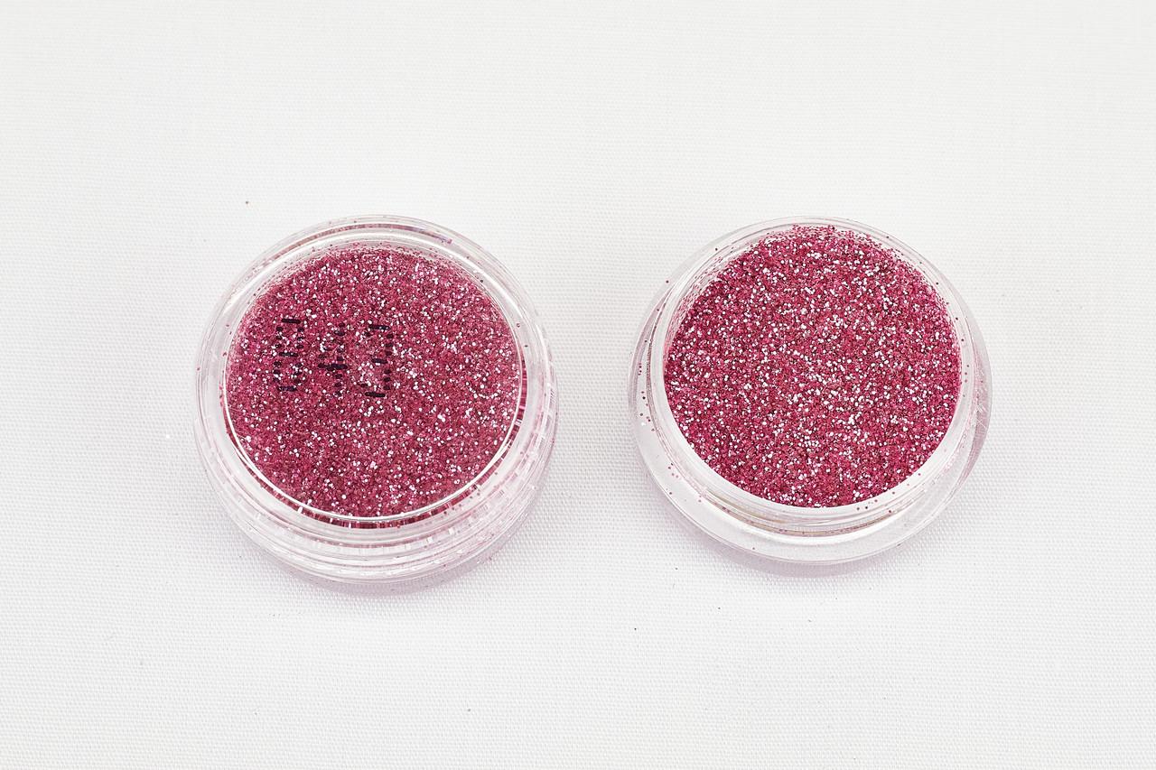 Глітер 843 0,2 мм 1/128 2 мл Фіолетовий (078431) - фото 2