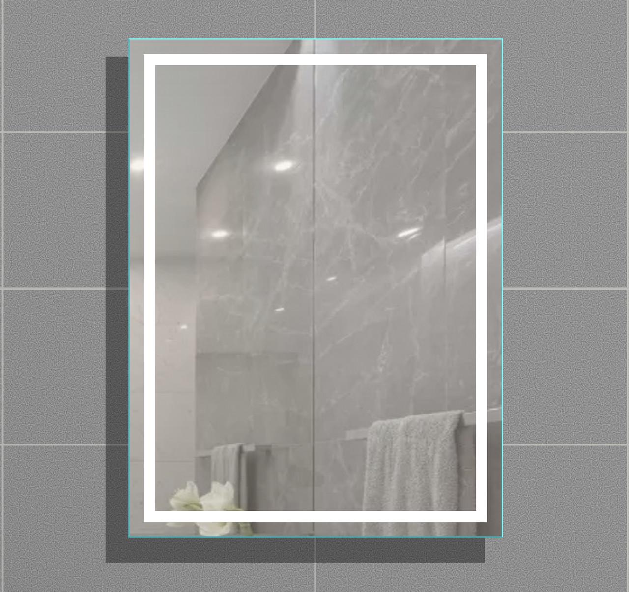 Зеркало для ванной комнаты AVT с LED подсветкой 600х800 мм (avt-С-13) Зеркало для ванной комнаты AVT с LED подсветкой 600х800 мм (avt-С-13)