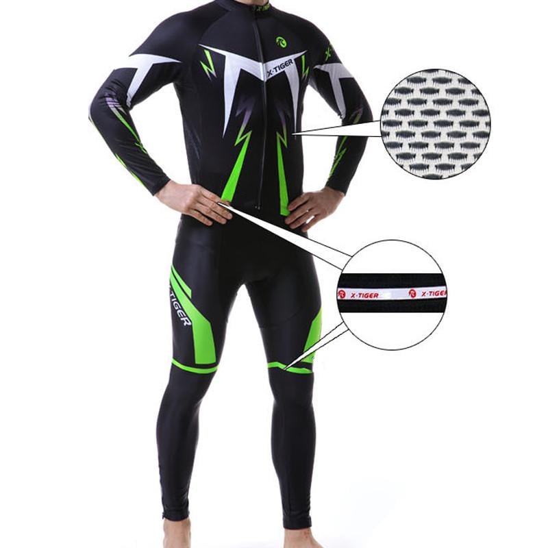 Велокостюм для чоловіків X-Тiger XM-CT-013 4XL Treusers Green (1636732238) - фото 4 Велокостюм для чоловіків X-Тiger XM-CT-013 4XL Treusers Green (1636732238) - фото 4