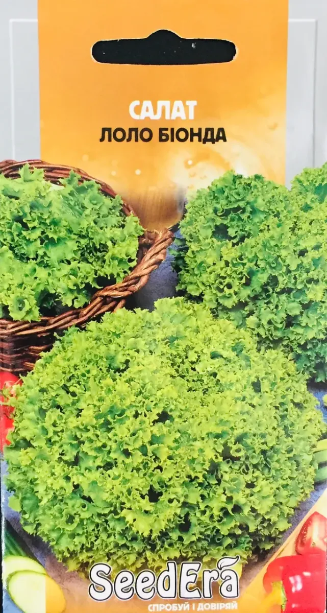 Насіння SeedEra листового салату Лолло Біонда 1 г (896)