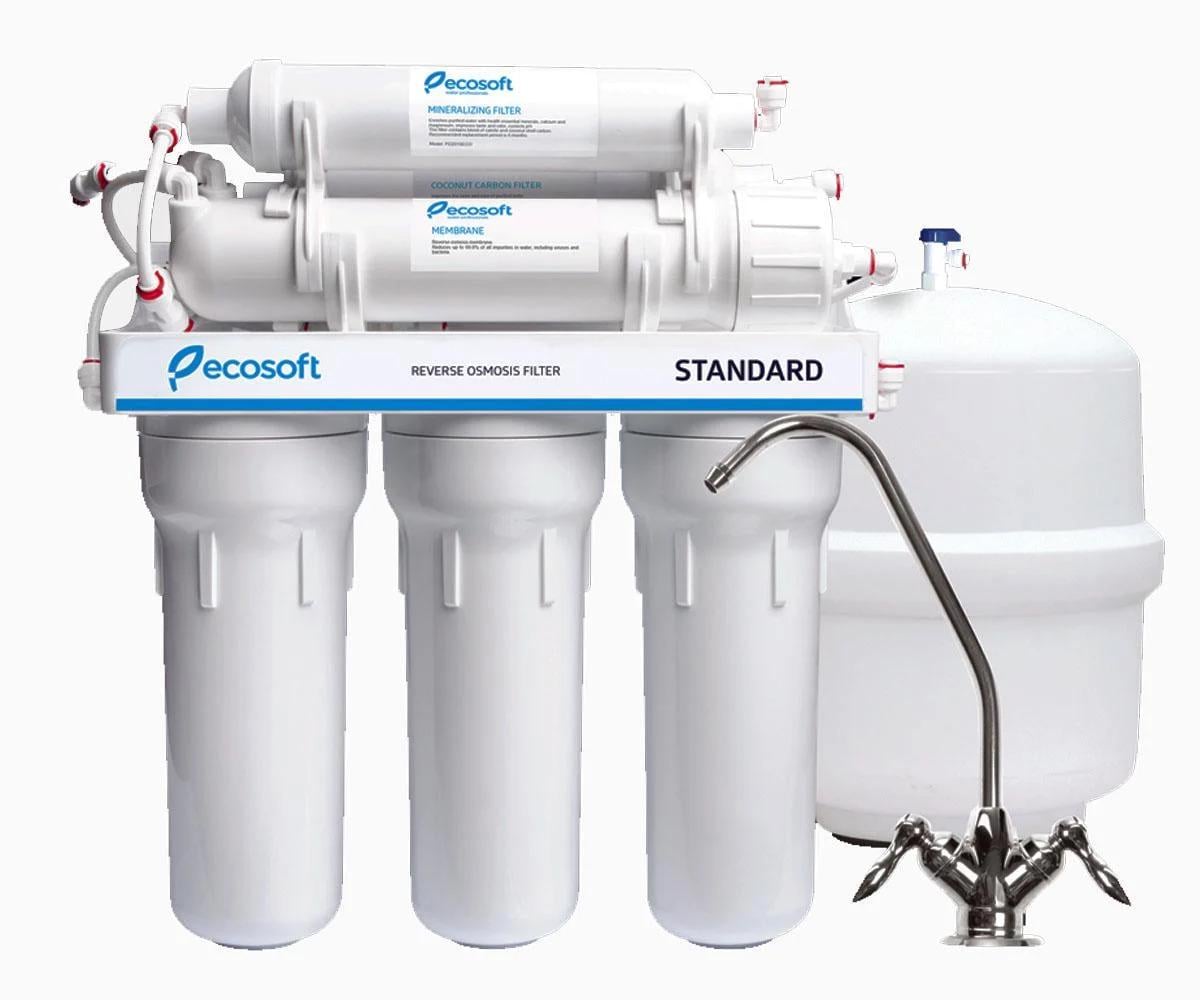 Фільтр зворотного осмосу Ecosoft Standard 6-50 M з мінералізатором (MO650MECOSTD)
