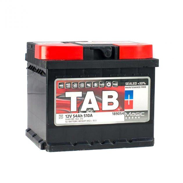 Акумулятор TAB Magic 54 Ah 510 A EN 207x175x175 мм B13 правий  (8971586)