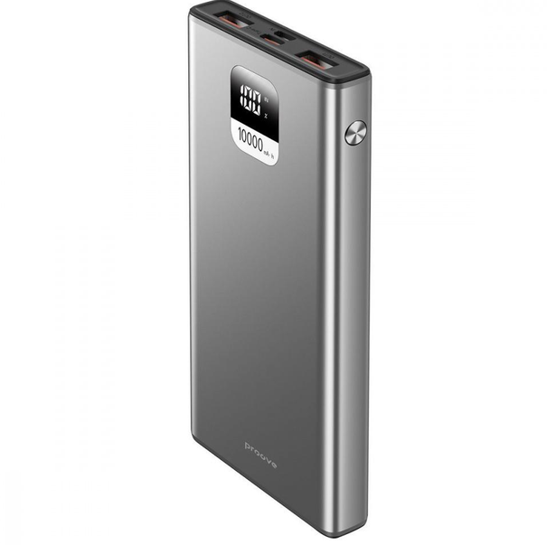 Повербанк Guardian зі швидкою зарядкою 10000 mAh 22,5W 3 A Grey (000366)