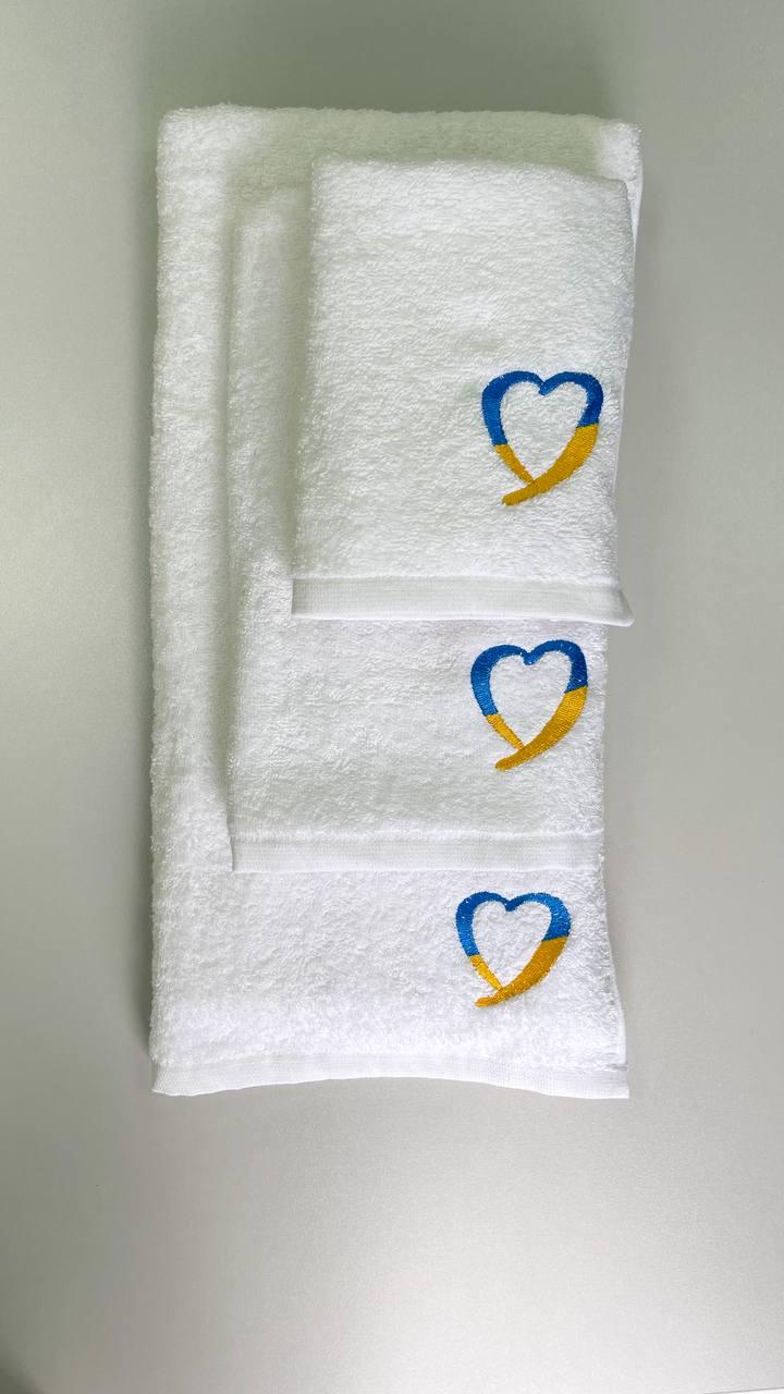 Набор полотенец 40х70 см/50х90 см/70х140 см 3 шт. Белый (8095192)